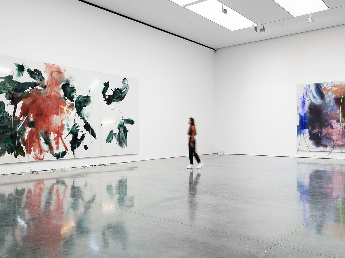 Mary Weatherford - Gagosian NYC - 2019 - Courtesy Gagosia, Photo Fredrik Nilsen
