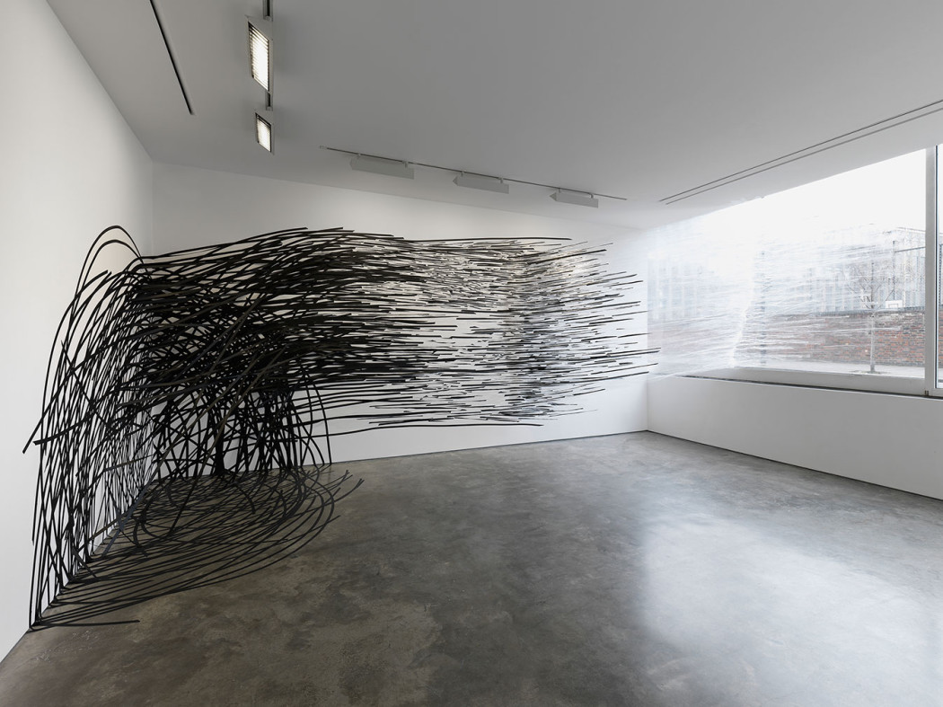 Raumzeichnung (outside:inside), by Monika Grzymala, 2016. © Monika Grzymala; courtesy Lisson Gallery. Photography Jack Hems