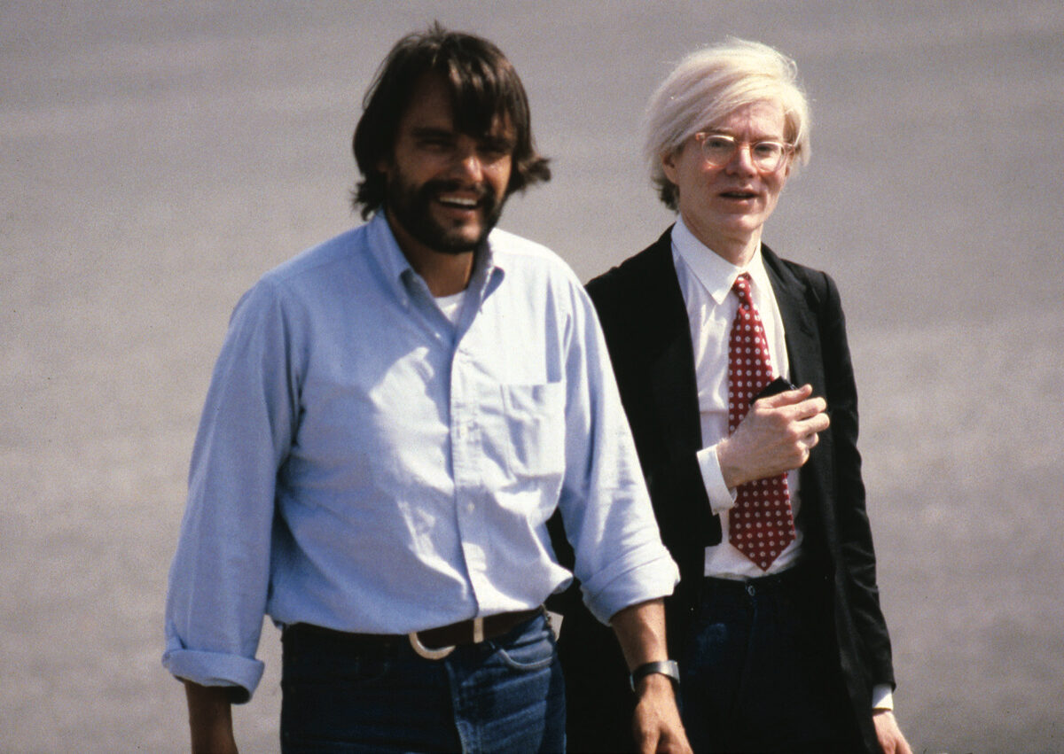 Con Andy Warhol, 1981