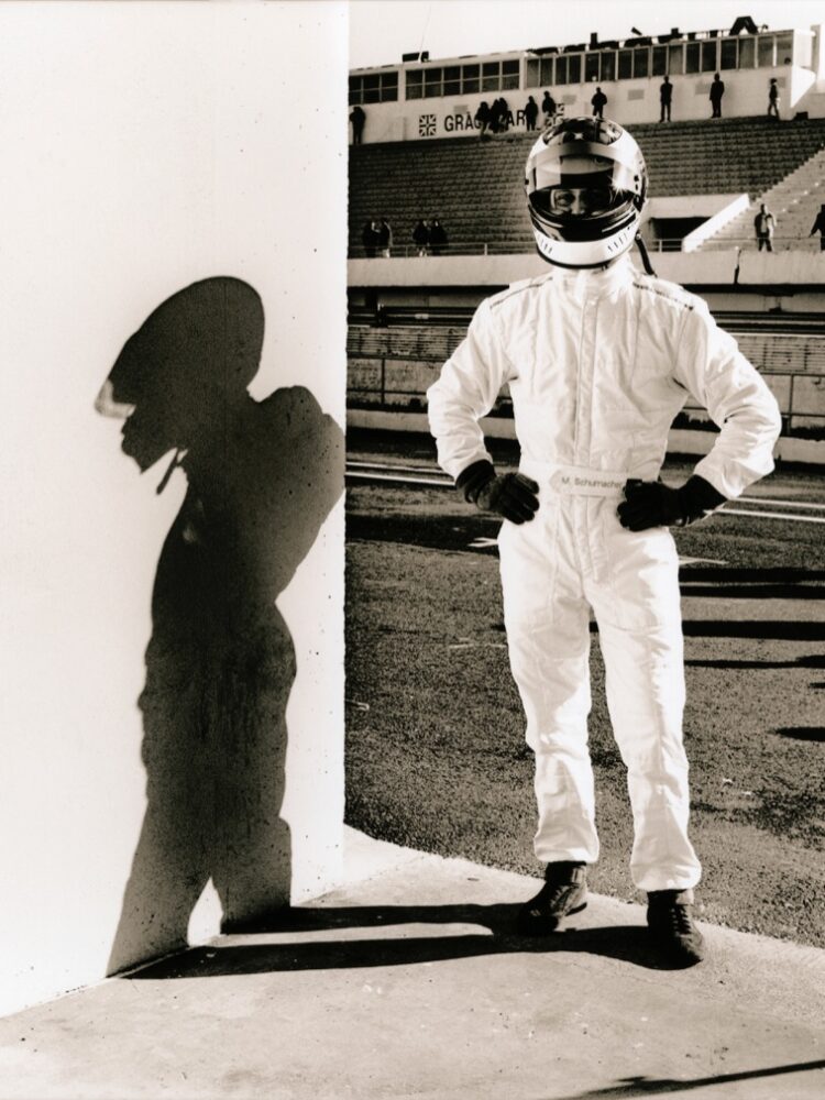 Michael Schumacher, Estoril 1995 Copyright Anton Corbijn (00)