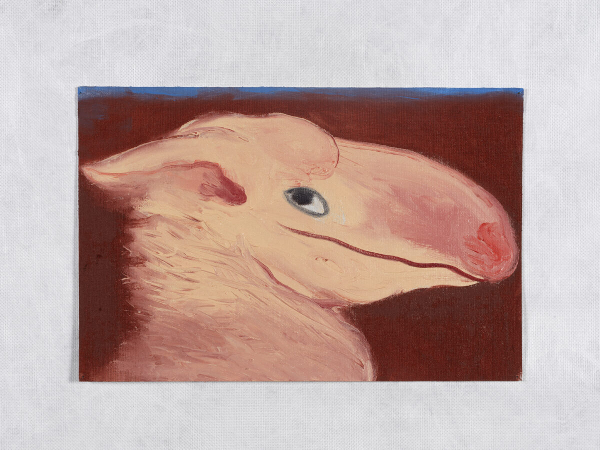 Miriam Cahn Fleischtier - Courtesy l’artista, Meyer Riegger, Berlino:Karlsruhe e Galerie Jocelyn Wolff, Parigi Ph. credits Dario Lasagni