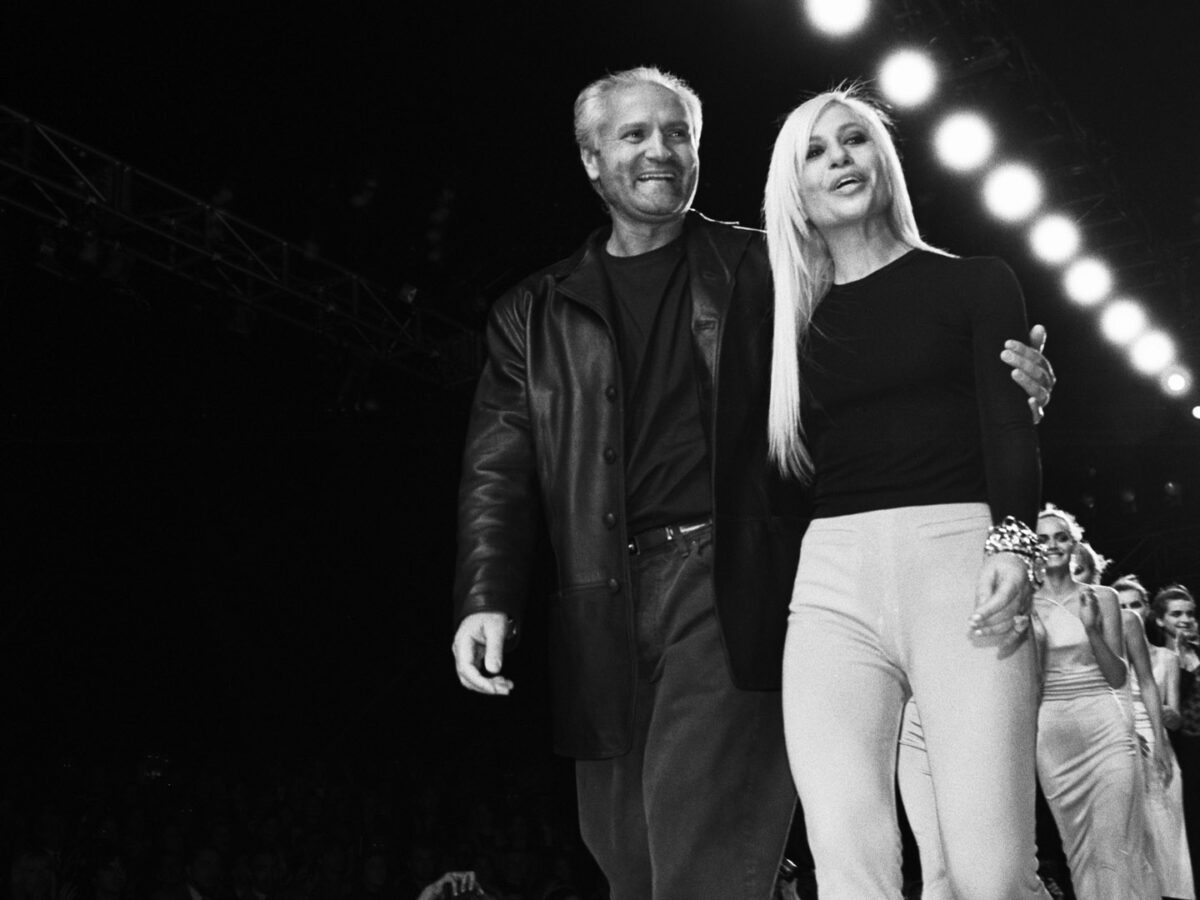Gianni Versace e Donatella Versace Gianni Versace e Donatella Versace