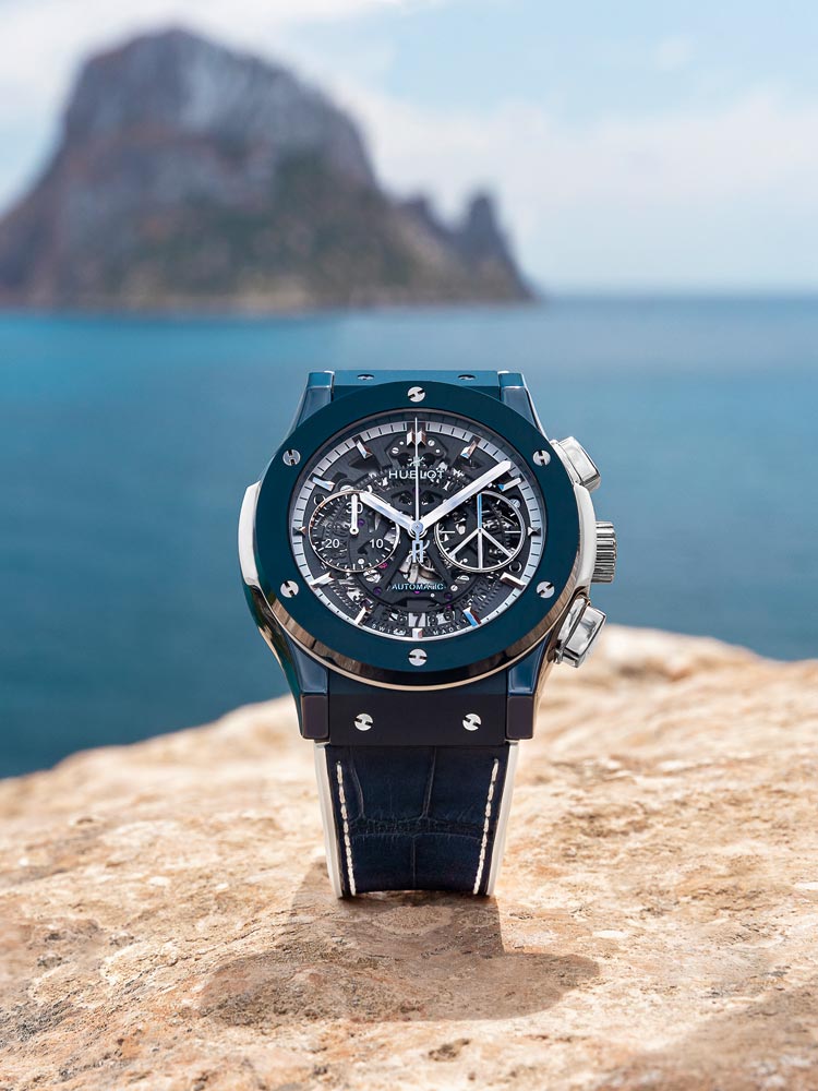 Classic Fusion Aerofusion Chronograph Ceramic Blue Ibiza Boutique Classic Fusion Aerofusion Chronograph Ceramic Blue Ibiza Boutique