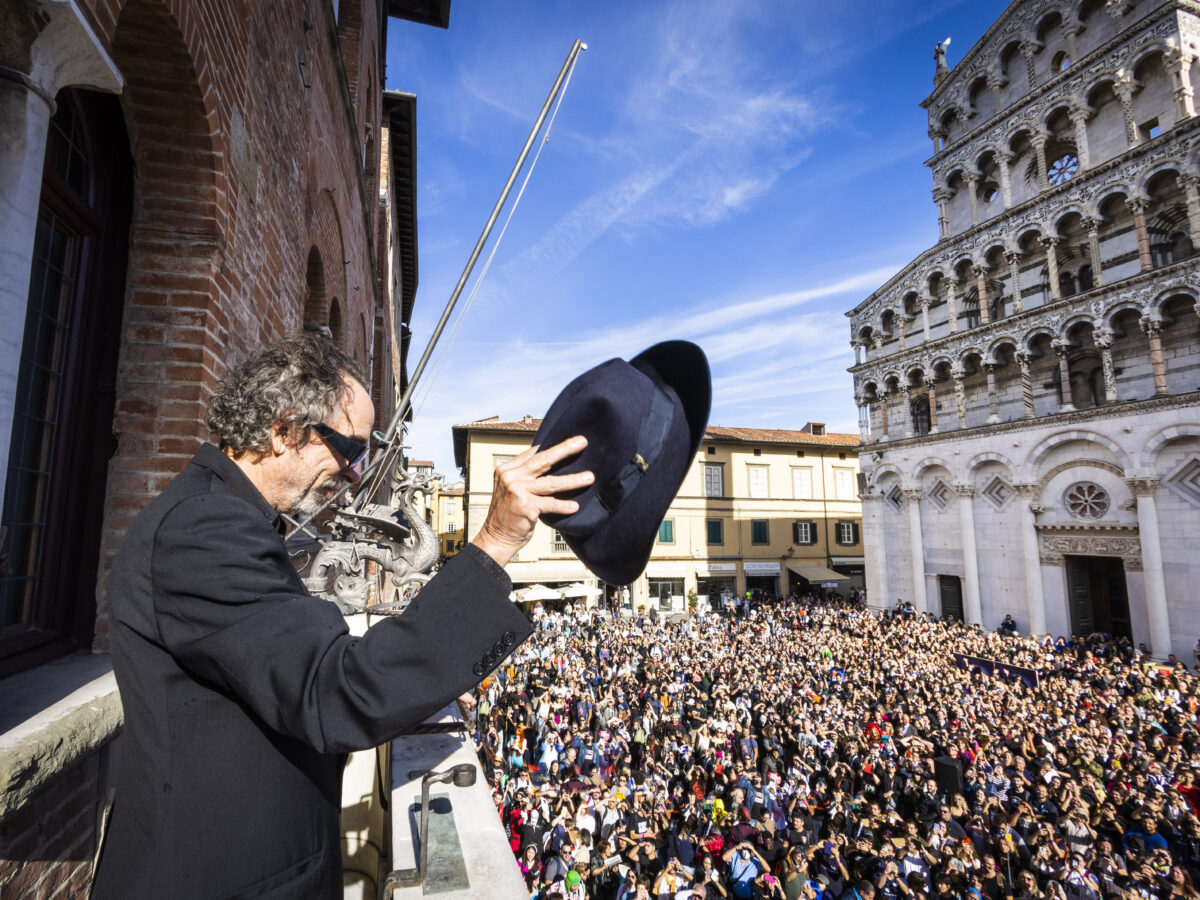 Tim Burton at Lucca Comics & Games in Lucca, 31 October 2022