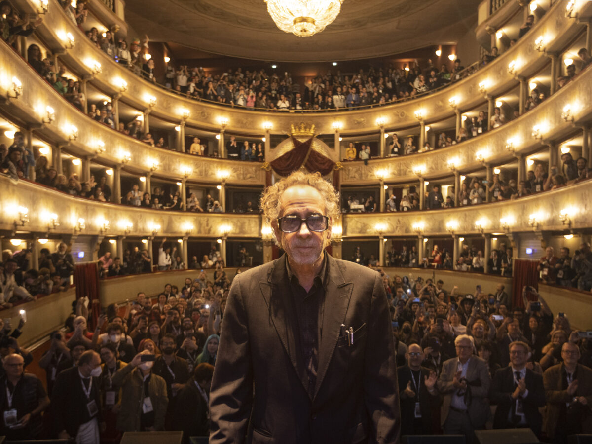 Tim Burton at Lucca Comics & Games in Lucca, 31 October 2022