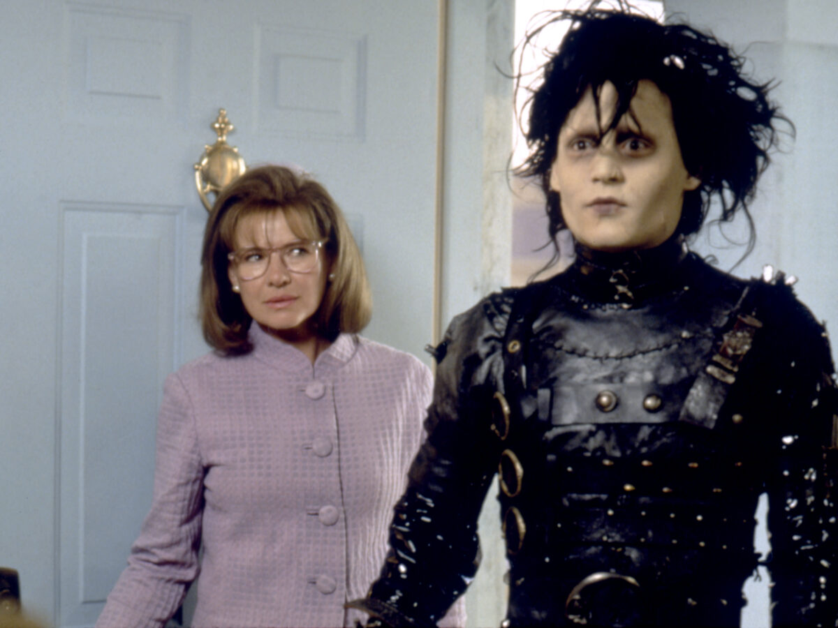 On the set of Edward Scissorhands