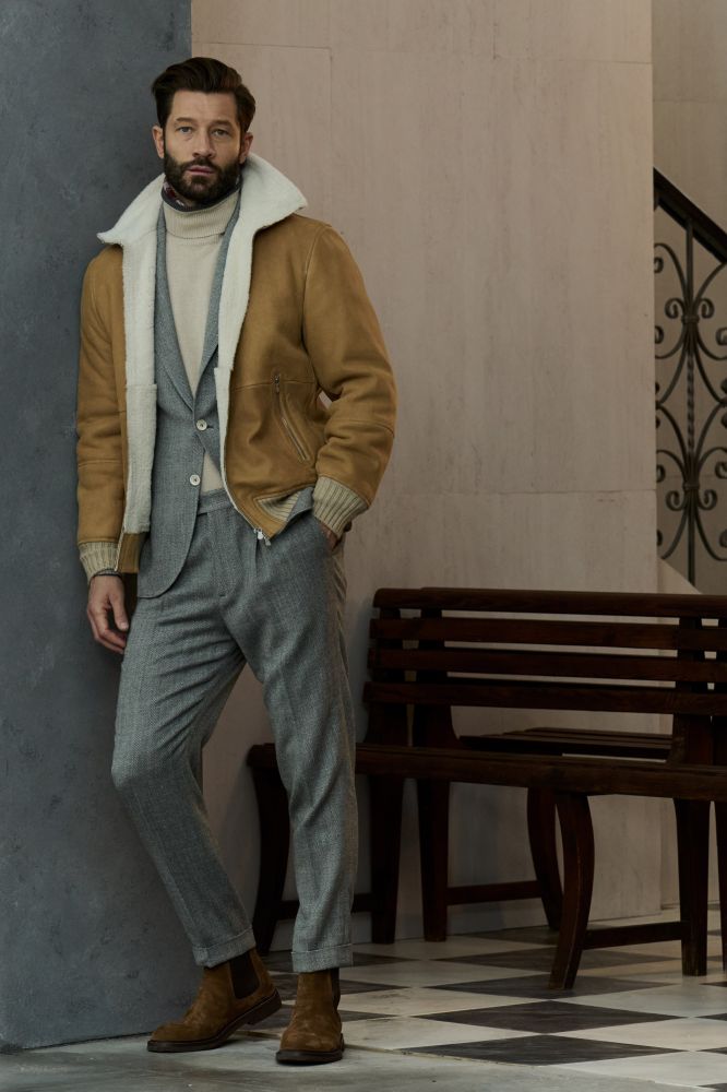 Brunello Cucinelli la collezione moda uomo autunno inverno 2022-23