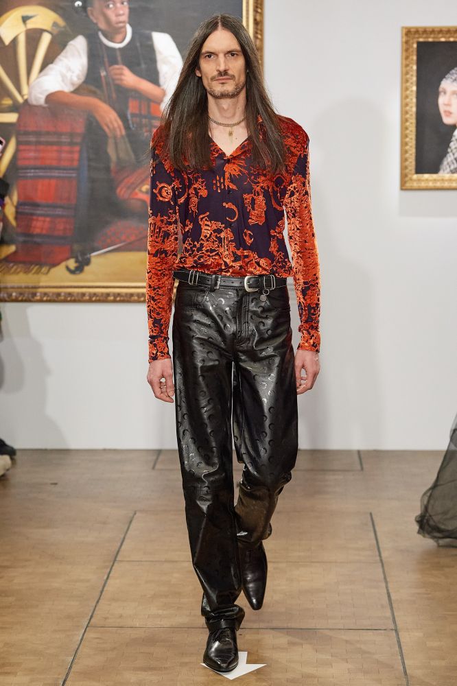 Marine Serre la sfilata moda uomo autunno inverno 2022