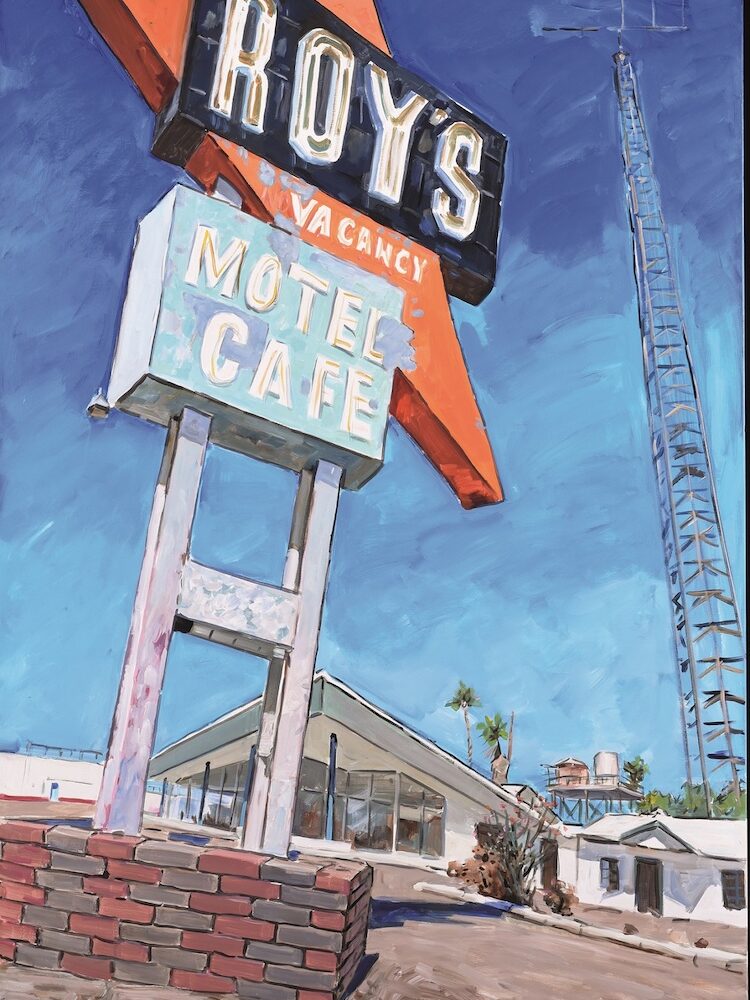 Bob Dylan, Abandoned Motel, Eureka, 2015-2016 Acrilico su tela / acrylic on canvas