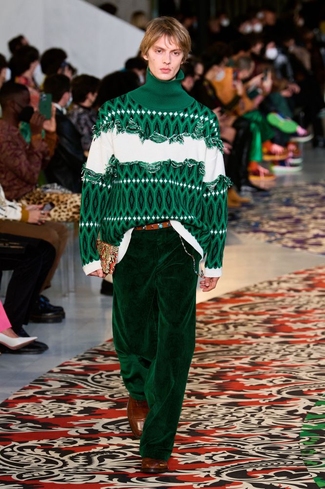 Etro la sfilata moda uomo autunno inverno 2022-23