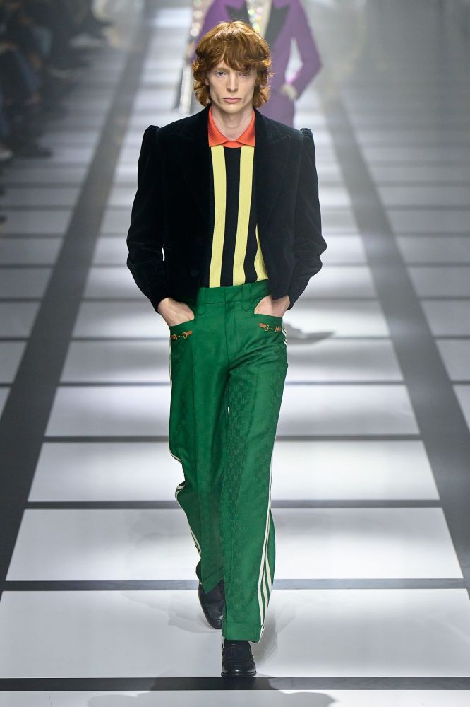 Gucci la sfilata moda uomo autunno inverno 2022-23