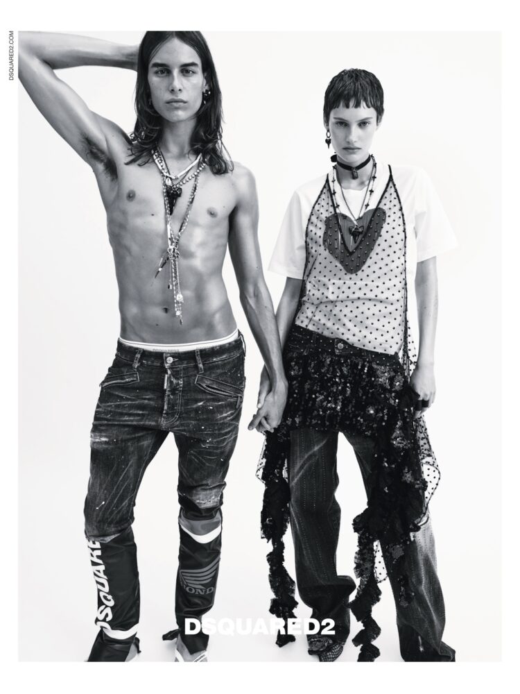 Dsquared2 la campagna Spring Summer 2023