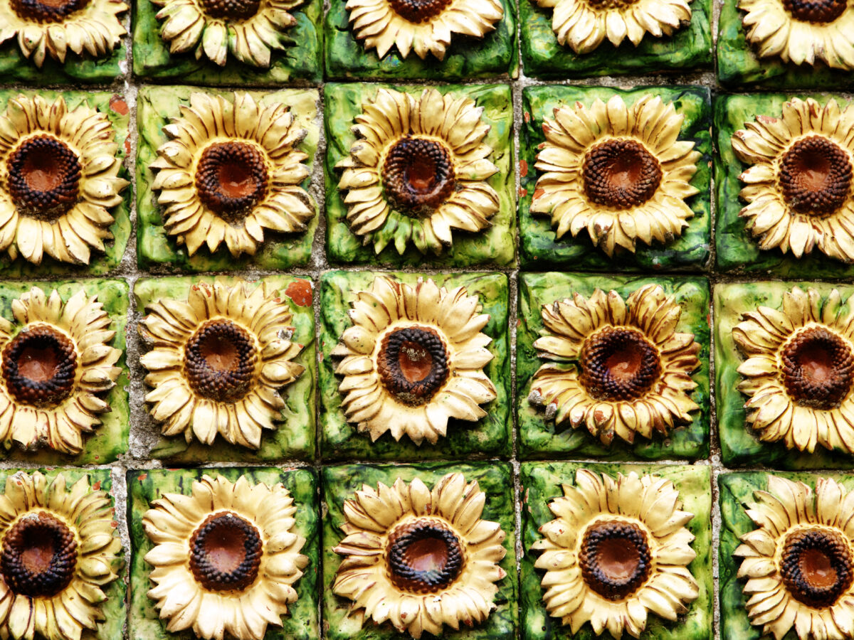 Architectural detail at Capricho de Gaudi, built by Gaudi as a summerhouse for Marques de Comillas.