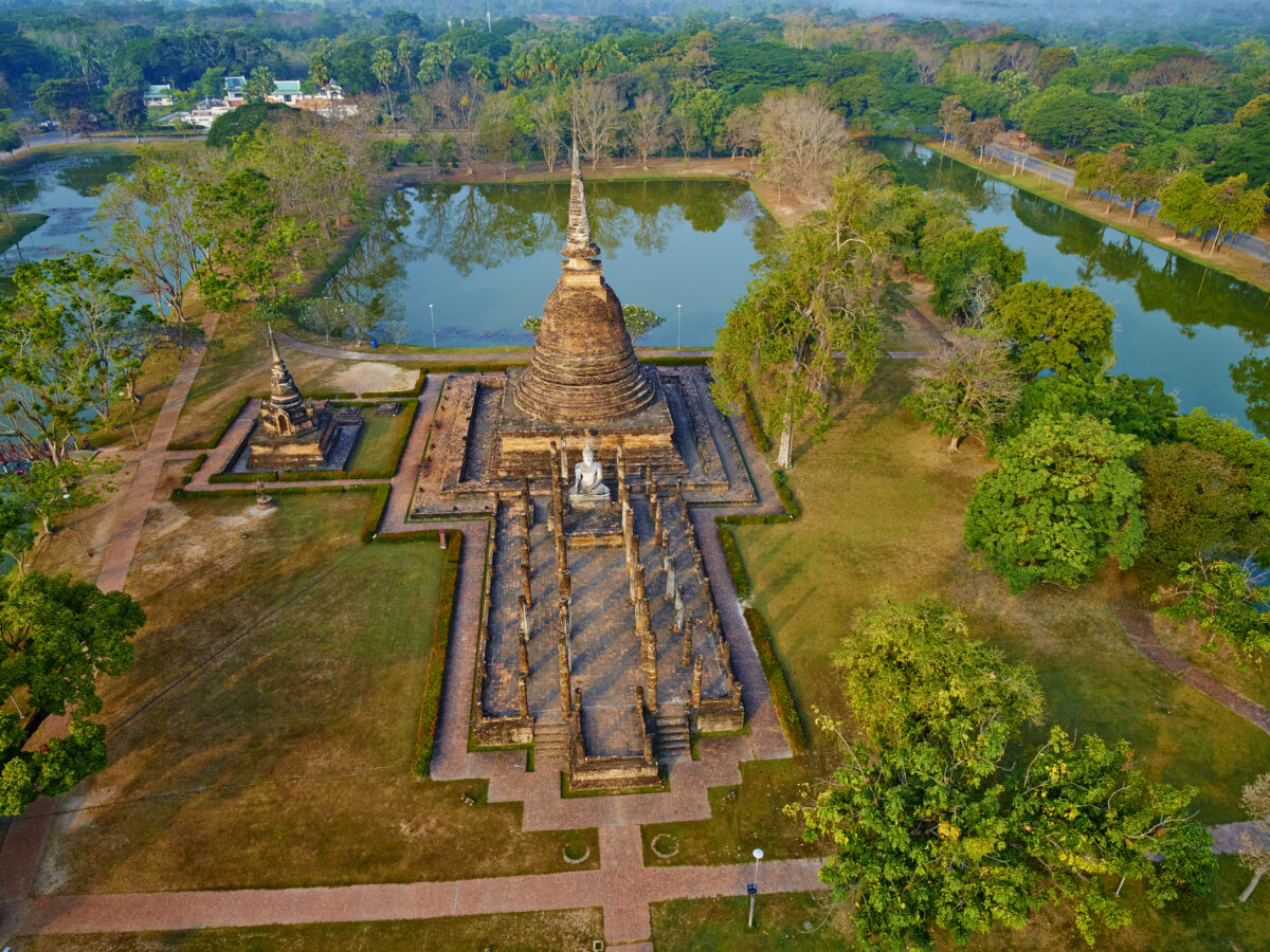 Thailand, Sukhothai, Sukhothai Historical Park, Wat Sa Sri