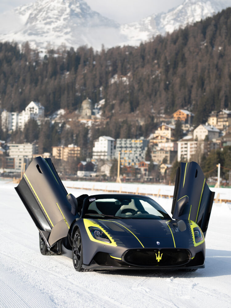 Maserati at The I.C.E._Maserati MC20 Cielo Fuoriserie with butterfly doors open