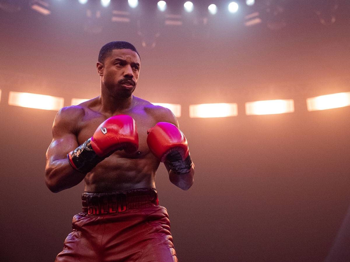 Michael B. Jordan in "Creed III" Michael B. Jordan in "Creed III"