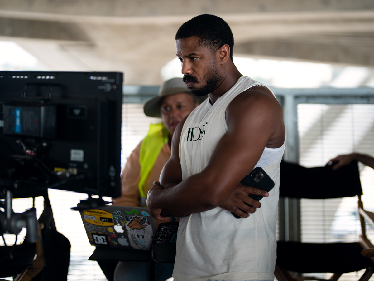 Michael B. Jordan in "Creed III" Michael B. Jordan in "Creed III"
