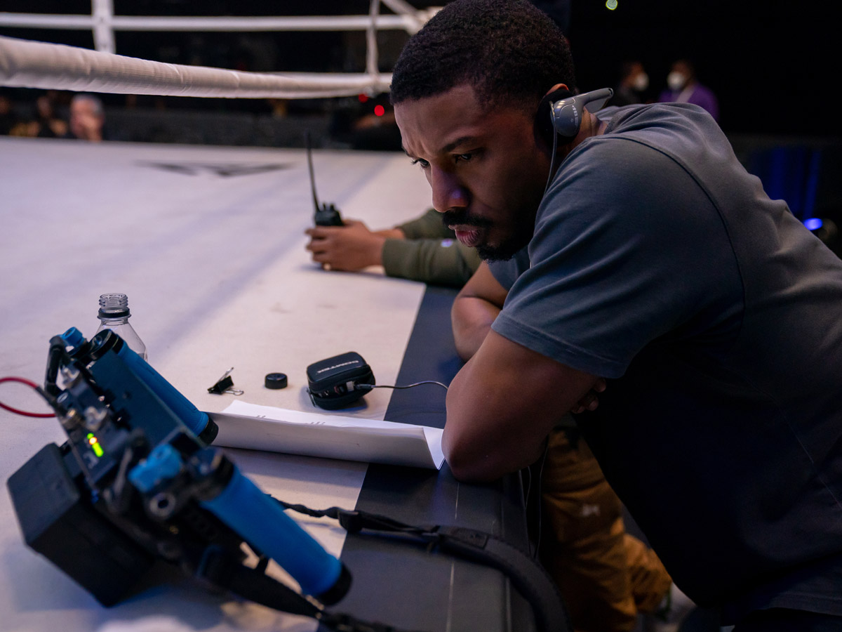 Michael B. Jordan in "Creed III" Michael B. Jordan in "Creed III"