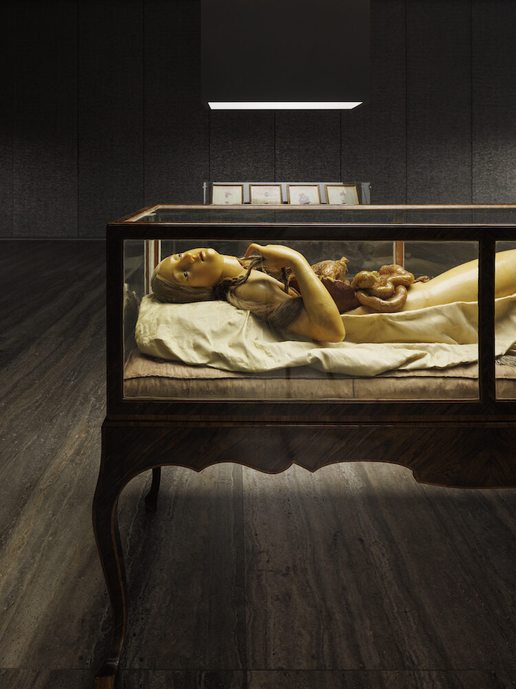 “Cere anatomiche: La Specola di Firenze | David Cronenberg” Fondazione Prada, Milano Foto: Roberto Marossi Courtesy: Fondazione Prada