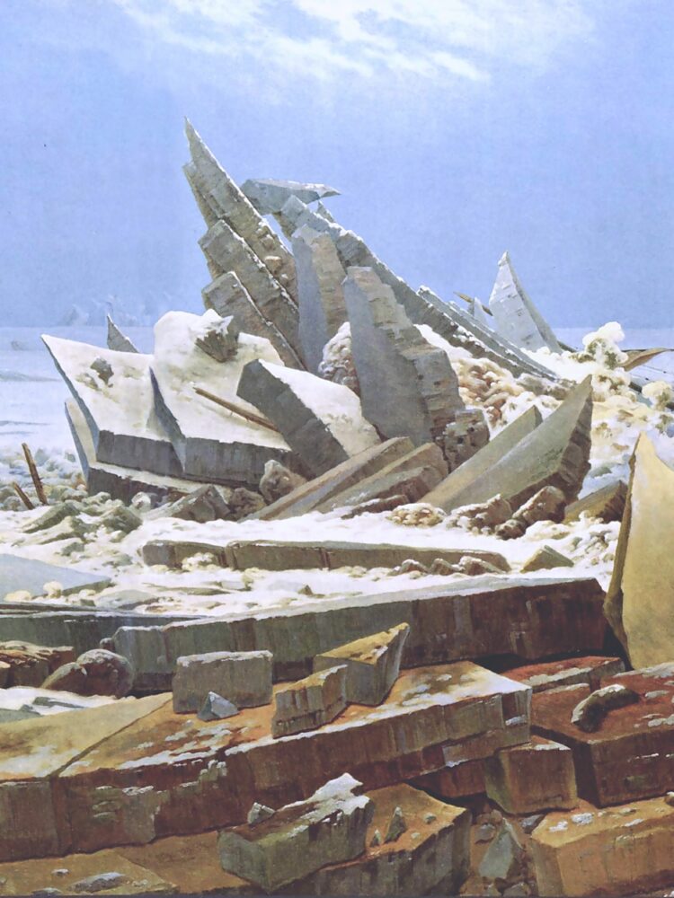 opere d’arte fatte di ghiaccio