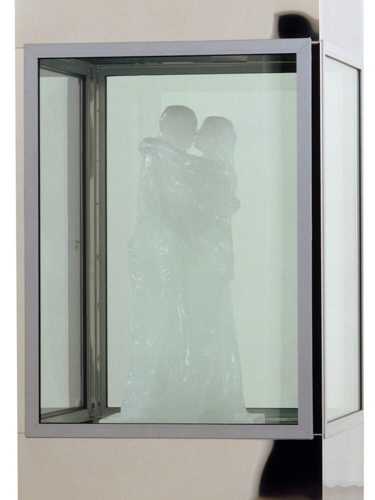 opere d’arte fatte di ghiaccio