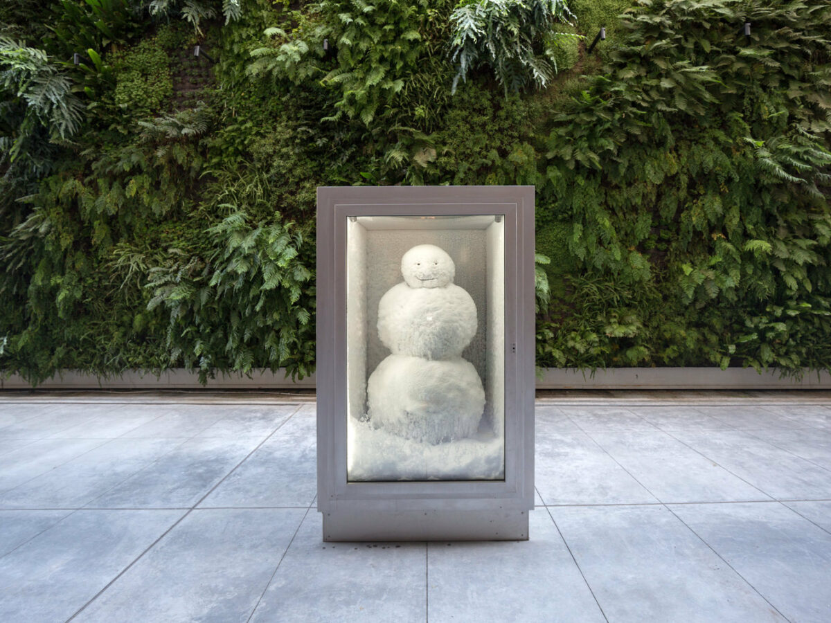 opere d’arte fatte di ghiaccio