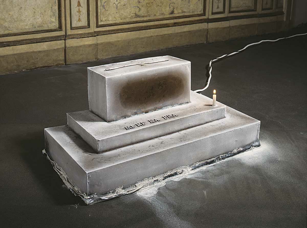 opere d’arte fatte di ghiaccio