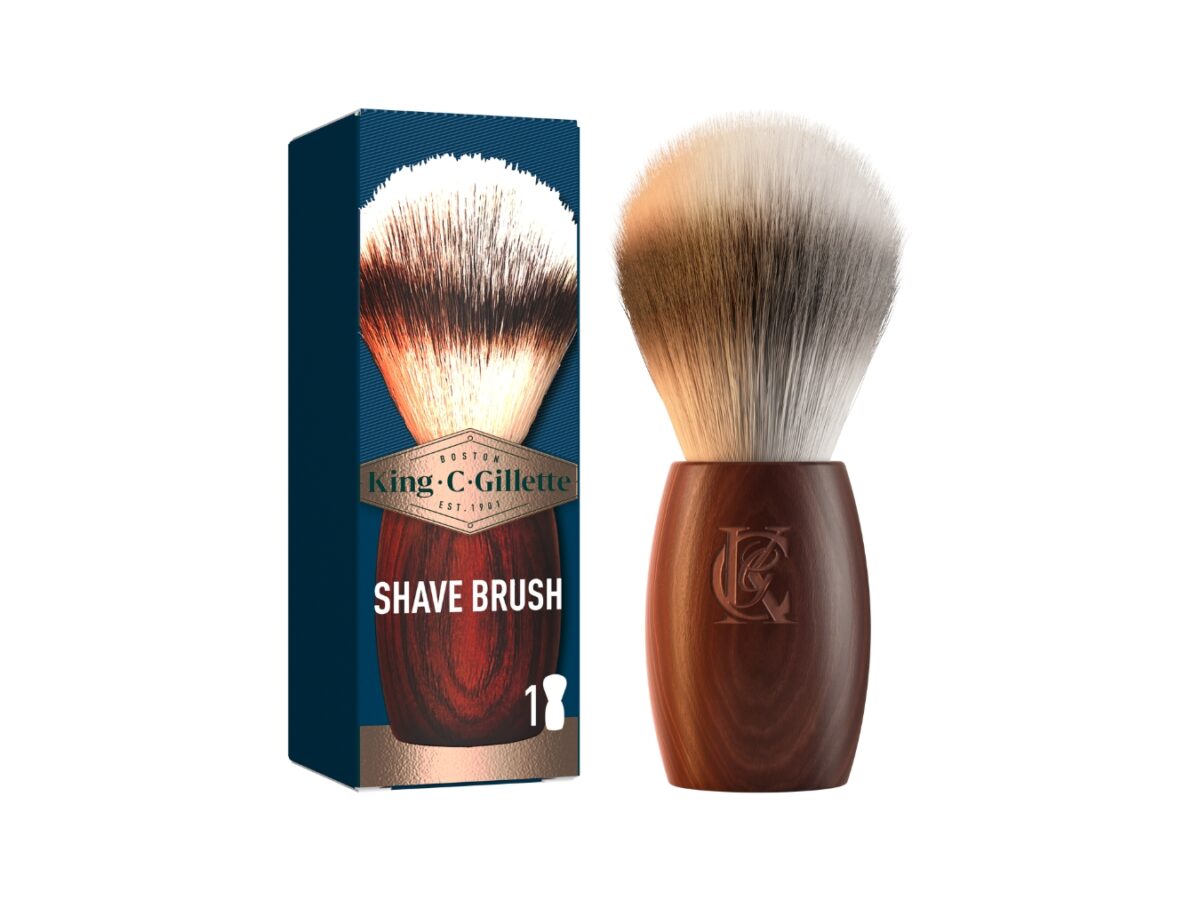 King C. Gillette-shave-brush