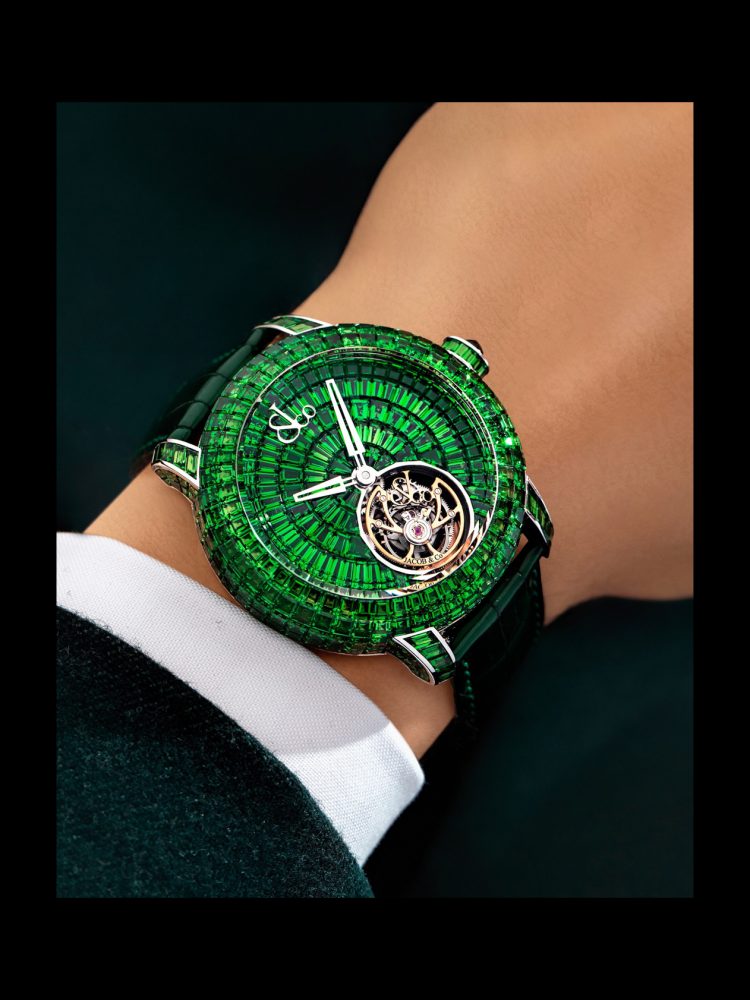 Jacob & Co. Caviar Flying Tourbillon Tsavorite