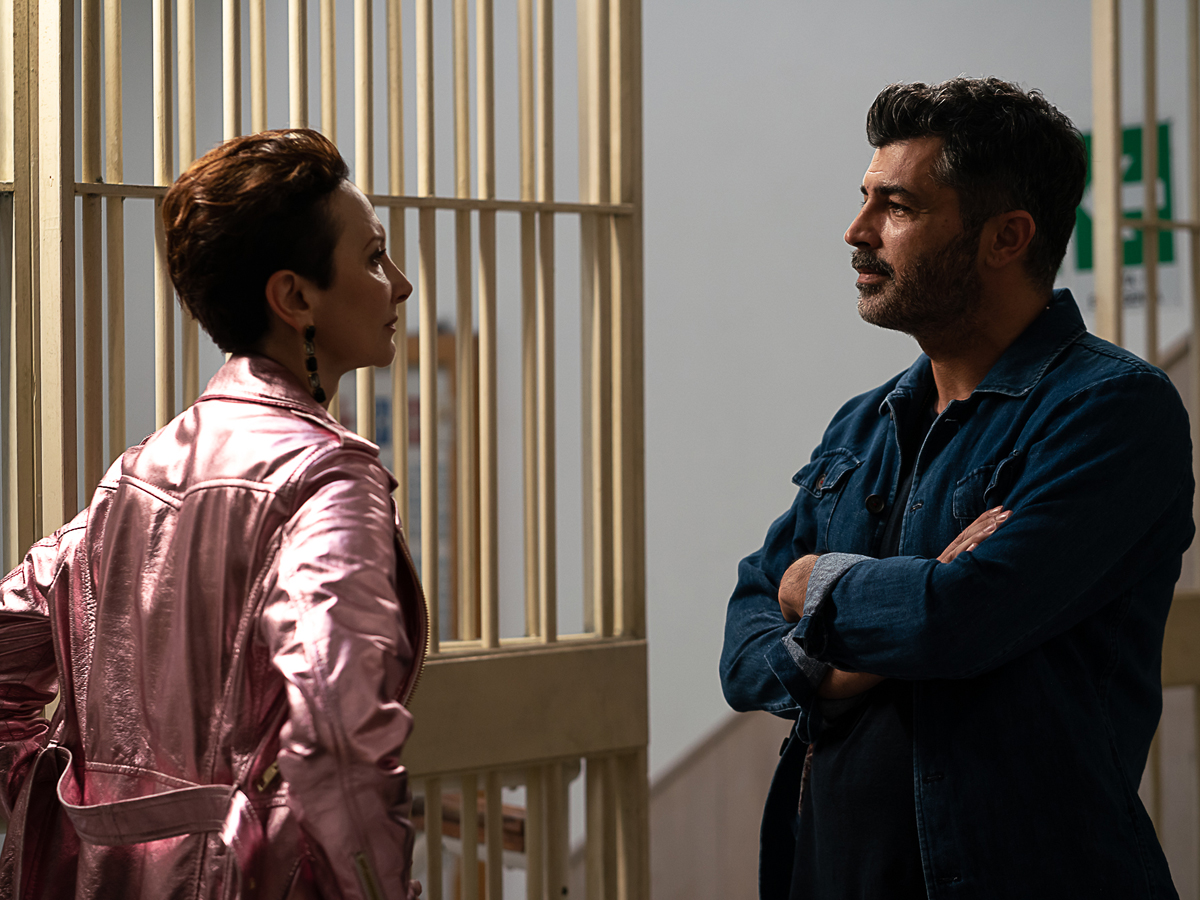 Pia Lanciotti e Carmine Recano in "Mare fuori 4"