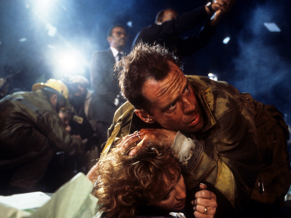 Bruce Willis in "Die Hard" Bruce Willis in "Die Hard"