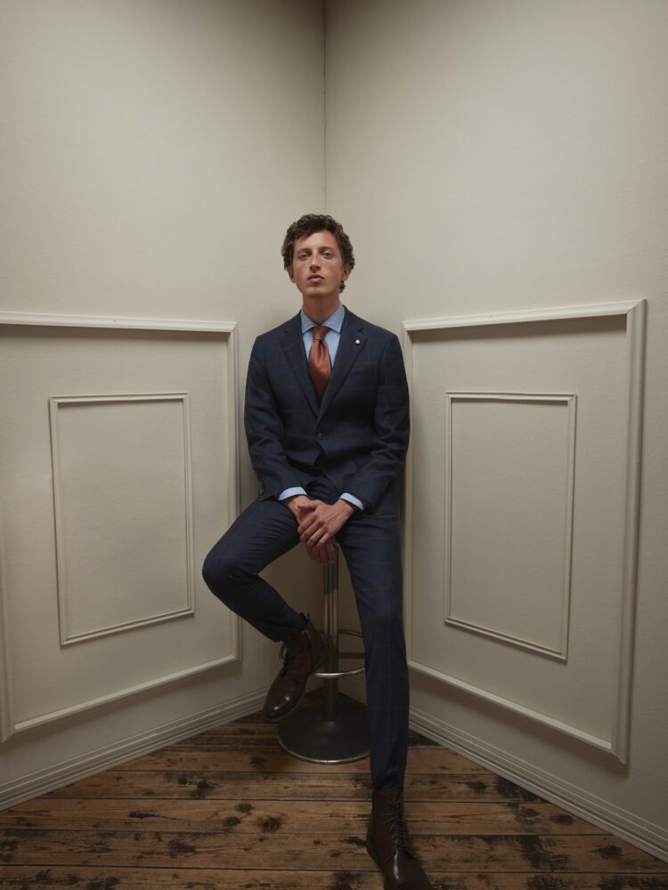 look Pitti Uomo 105 inverno 2024 formale9_LB AI23_1355_INDOSSATO_LUIGI BIANCHI SARTORIA Pitti Uomo 105 inverno 2024 formale