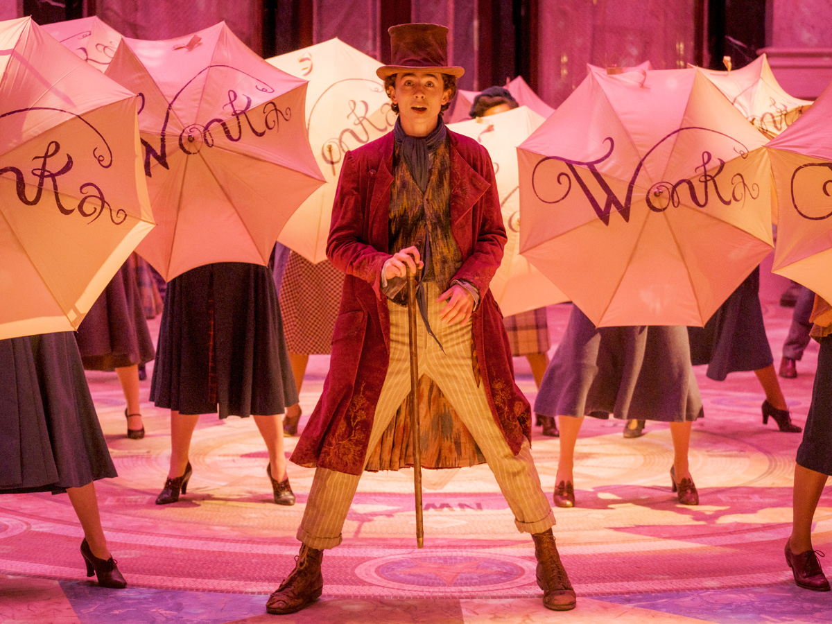 Timothée Chalamet in Wonka
