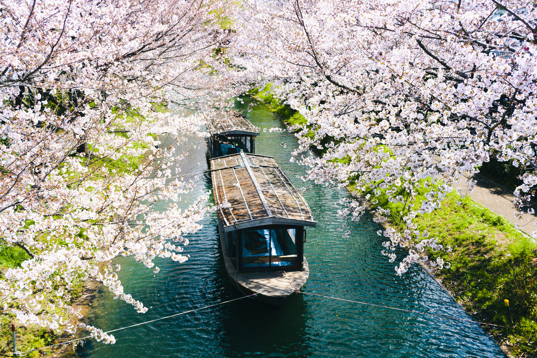 The Uji Canal In Kyoto City