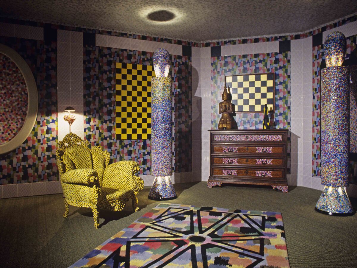 ALESSANDRO MENDINI. Interno di un interno. Dilmos Milano, 1991