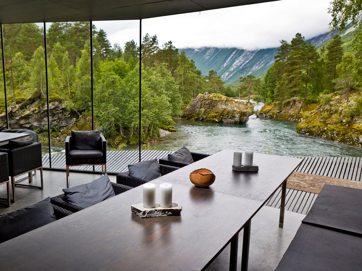 film design architettura Juvet Landscape Hotel, Valldal, Norvegia Juvet Landscape Hotel, Valldal, Norvegia