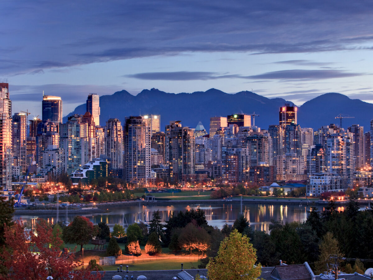 Vancouver al tramonto