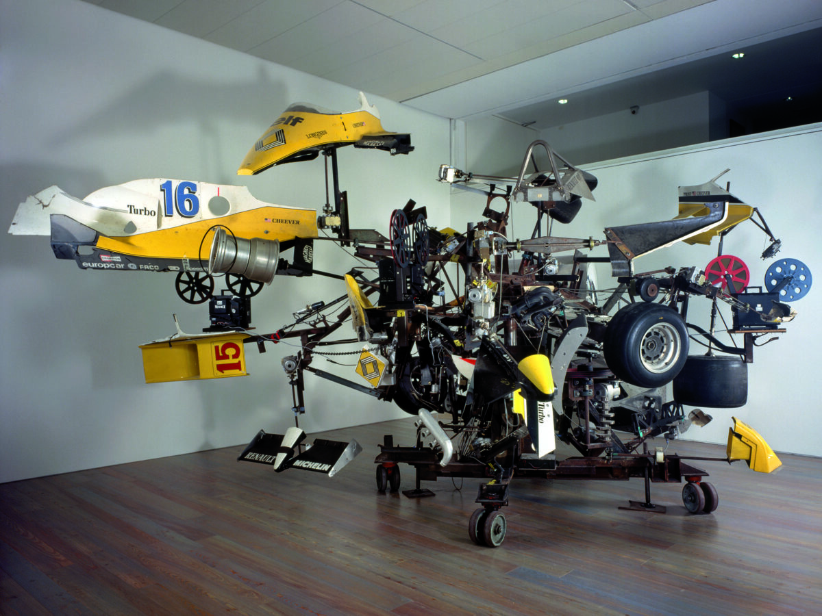 Jean Tinguely Pit-Stop,1984 © Museum Tinguely, Basilea Jean Tinguely by SIAE, 2023 Christian Baur