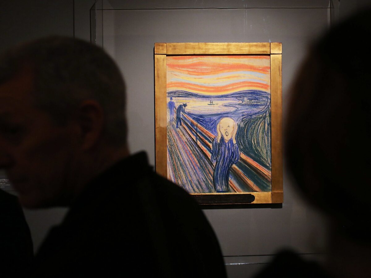L'urlo di Munch - Foto Spencer Platt:Getty Images North America:Getty Images