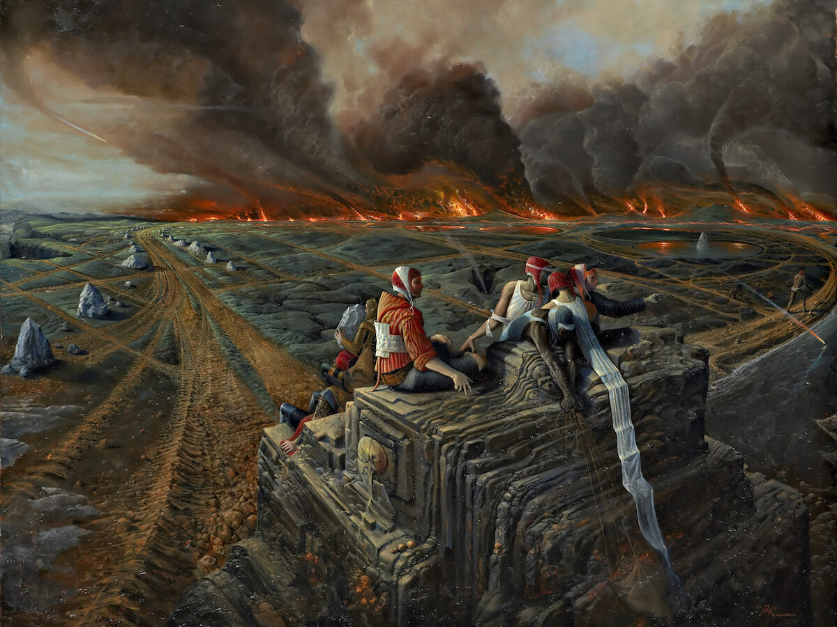 Agostino Arrivabene, Le Vedette I, 2000 - Collezione Maramotti, Reggio Emilia © Agostino Arrivabene - Courtesy Collezione Maramotti, Reggio Emilia Ph. Carlo Vannini