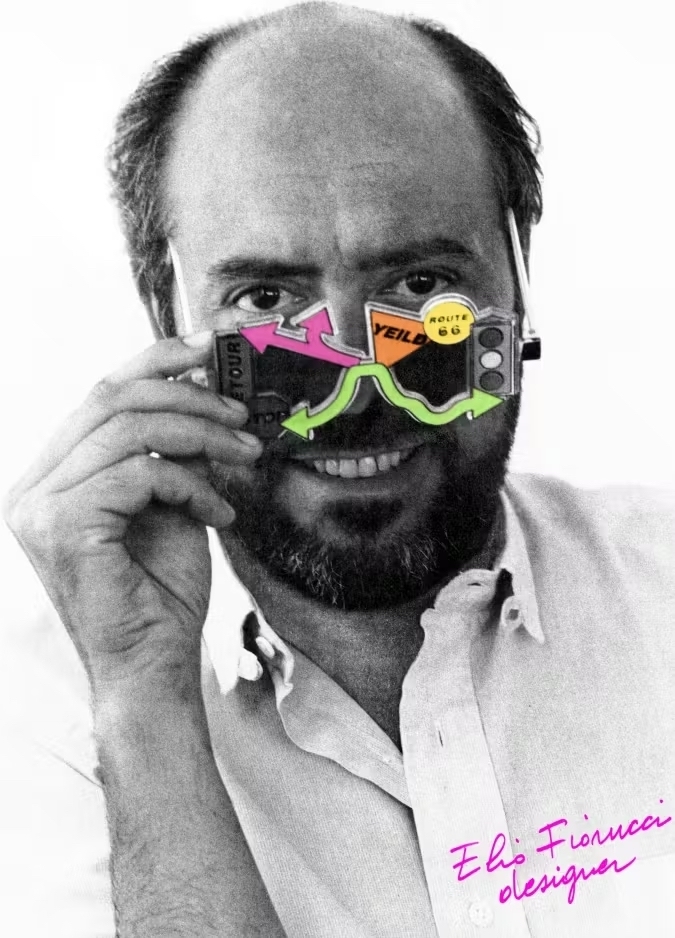 Elio Fiorucci, ritratto con occhiali Fun, 1978courtesy Love Therapy Archive