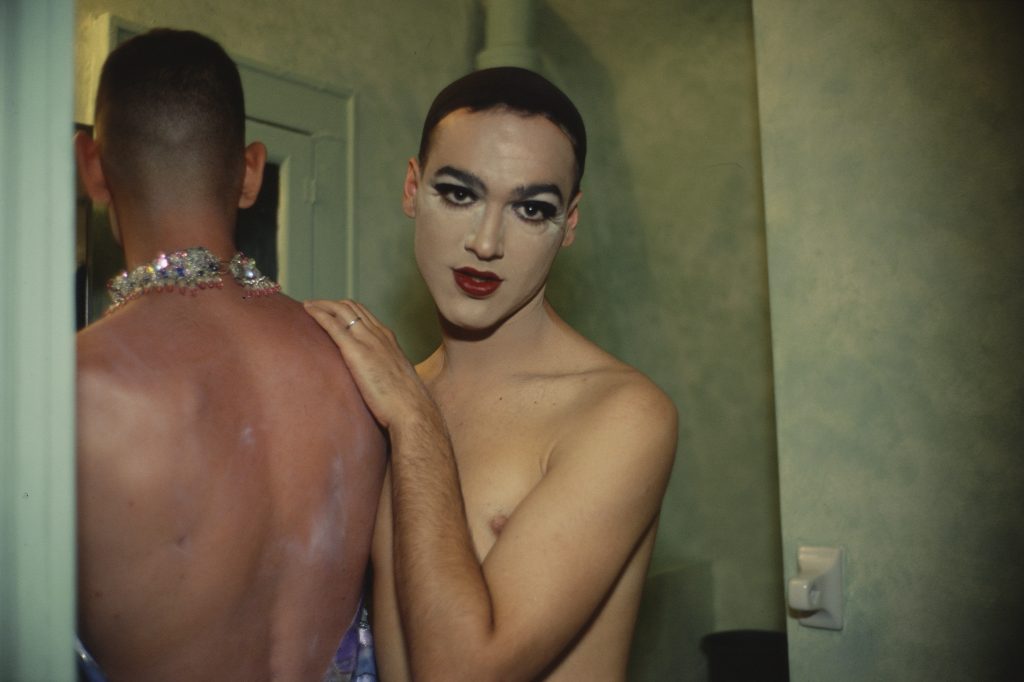 Nan Goldin, Jimmy Paulette and Tabboo! in the bathroom, NYC, 1991. © Nan Goldin. Stedelijk Museum, Amsterdam, Netherlands