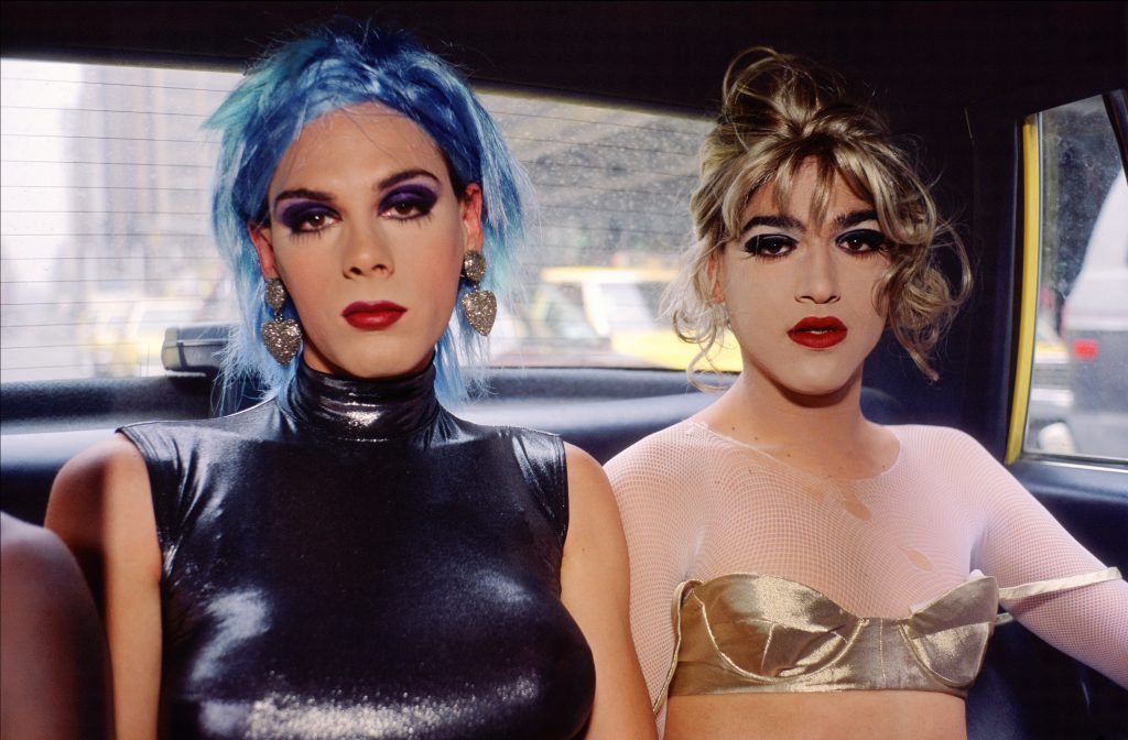 Nan Goldin, Misty and Jimmy Paulette in a taxi, NYC, 1991. © Nan Goldin. Stedelijk Museum, Amsterdam, Netherlands