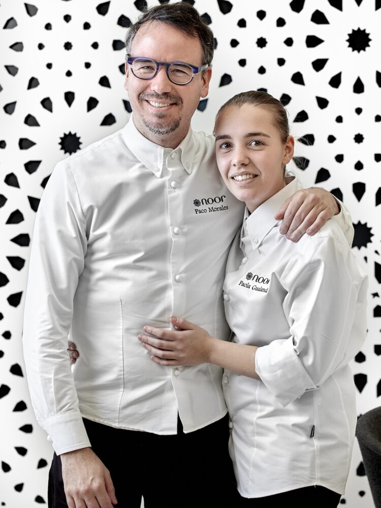 Paco Morales e Paola Gualandi al Noor Paco Morales e Paola Gualandi al Noor