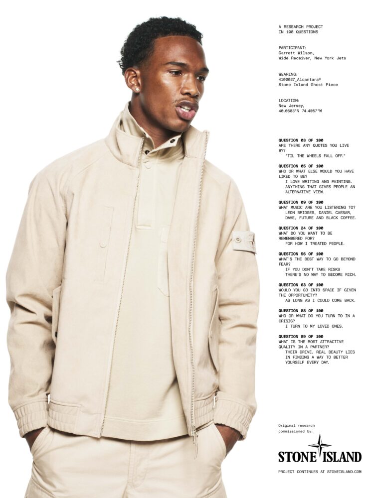 01 Stone Island Ghost SS '025_Garrett Wilson_HERO