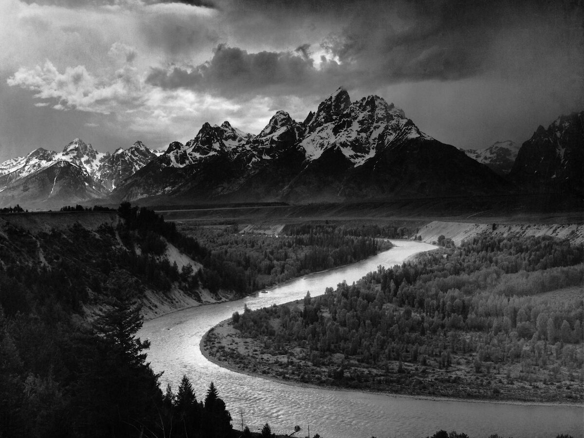 Ansel Adams, The Tetons and the Snake River (1942) Grand Teton National Park, Wyoming. National Archives and Records Administration, Records of the National Park Service copia