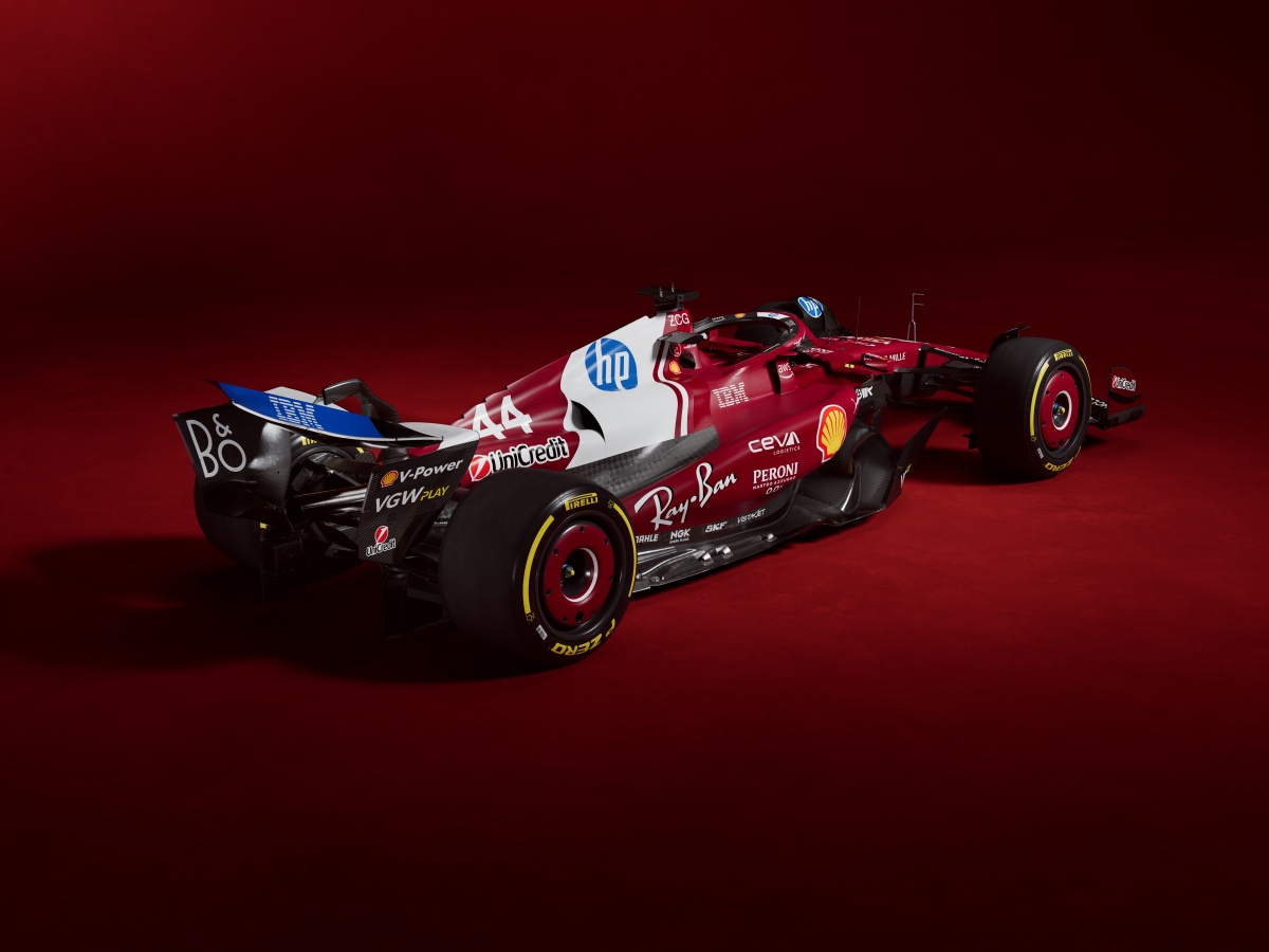 Ferrari SF-25 tre quarti posteriore