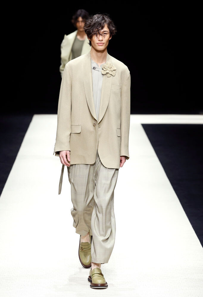 Emporio Armani - Runway - Milan Fashion Week - Menswear Spring/Summer 2025