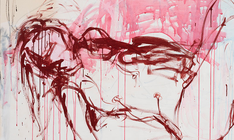 Tracey Emin, I waited so Long (det.), 2022. Photo HV-Studio. Courtesy of the Artist and Xavier Hufkens, Brussels ©Tracey Emin. All rights reserved, DACS 2024