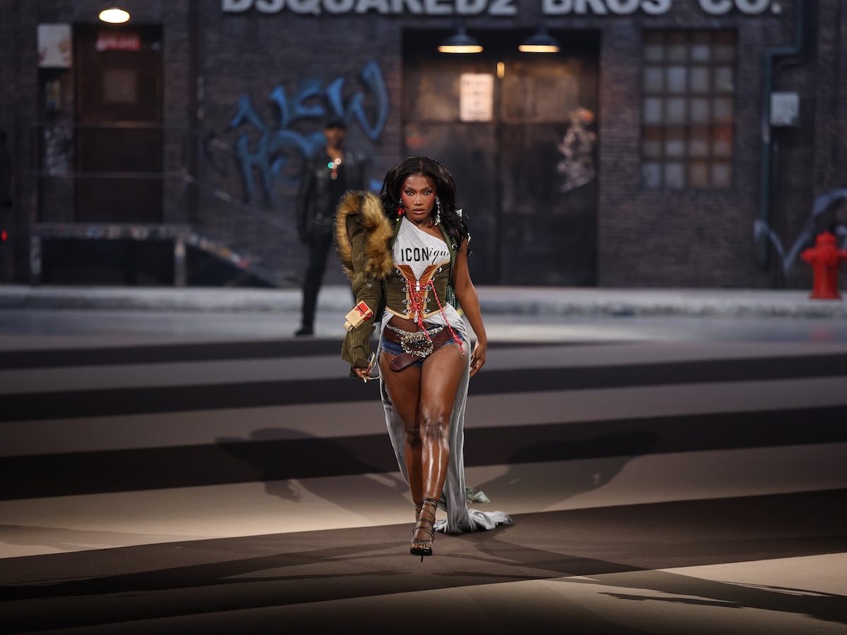 Dsquared2 - Runway - Milan Fashion Week - Womenswear Fall/Winter 2025/2026 Rapper in passerella - doechii dsquared2